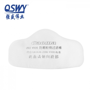 防顆粒物(wù)過濾棉  搭配0503C防塵面罩使用 
